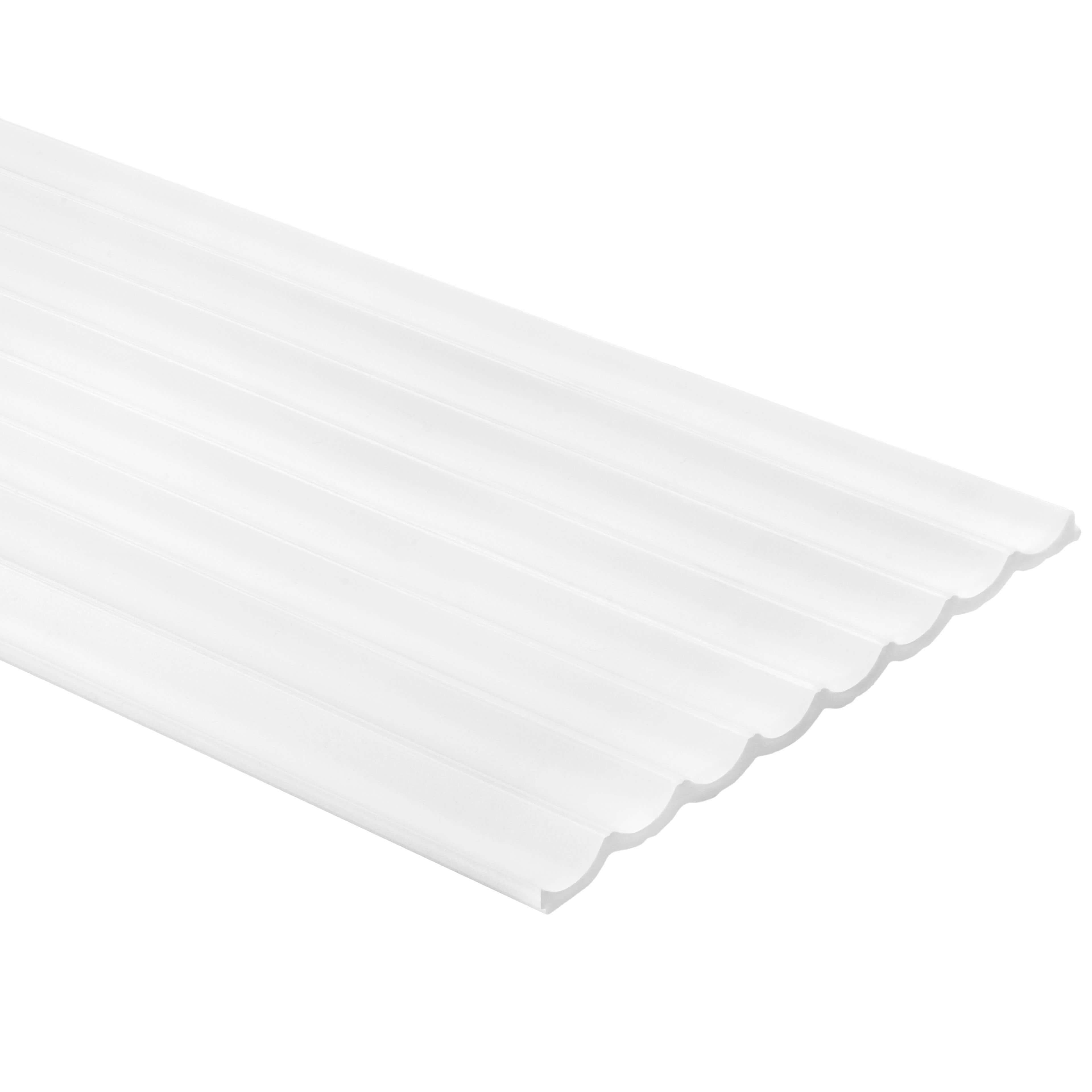 Biały panel ryflowany LUMIO WP002 - Mardom Decor